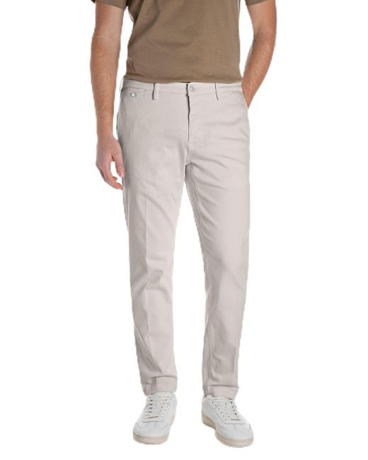 Replay Natural Chino Benni Regular-Fit mit Stretch