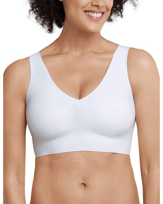 Schiesser White Nahtloses Bustier mit herausnehmbaren Pads-Invisible Soft BH