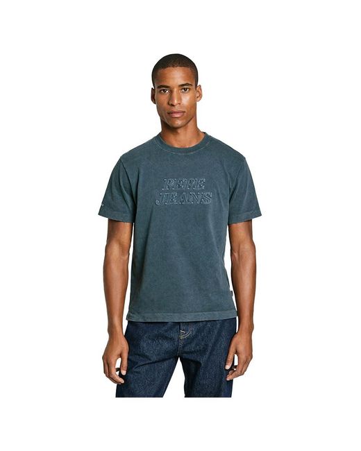 Pepe Jeans Darius Tee T-shirt in het Blue voor heren
