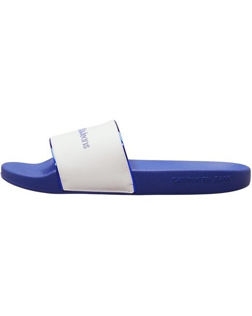 Calvin Klein Jeans Badeschuhe Slide Badelatschen in Black für Herren