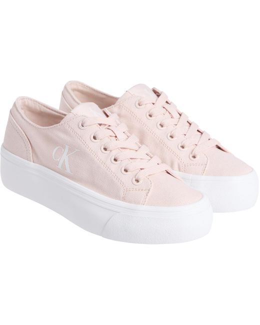 Calvin Klein Black Vulc Flatform CV MG YW0YW01763 Low Top