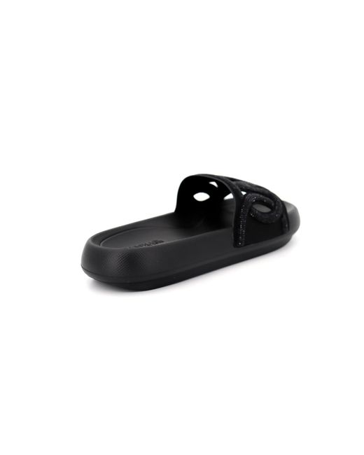 Michael Kors Black Splash Slide Sport Sandal