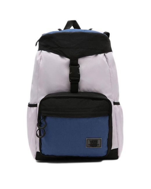 Sac à dos Old Skool Drop V dispose d'un grand compartiment principal Vans en coloris Blue