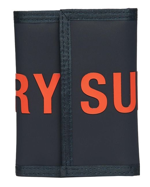 Superdry Gray Tarp Tri-fold Wallet Billfold