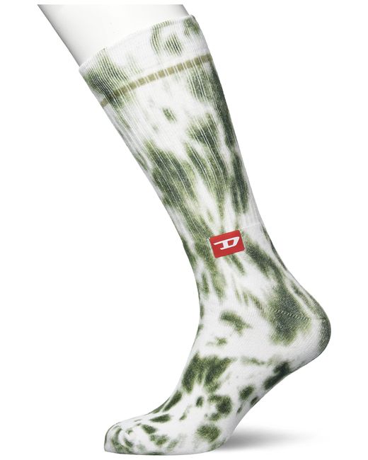 DIESEL Green Skm-ray Socks for men