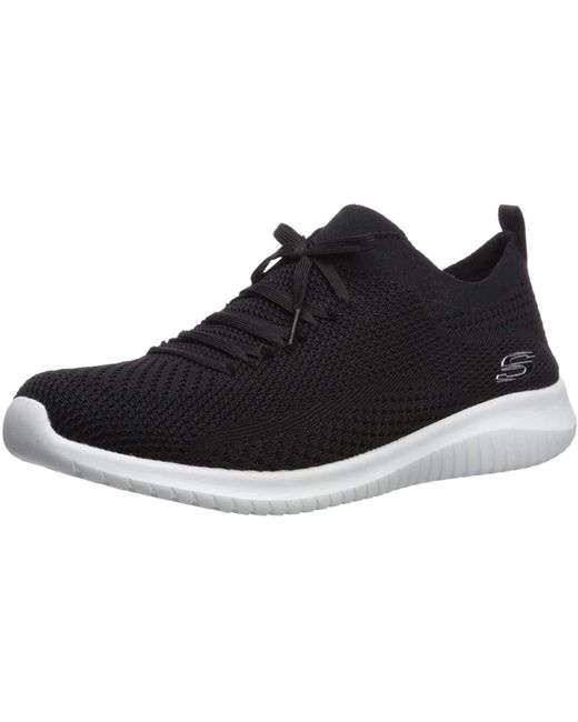 Skechers Sport Ultra Flex Statements Sneaker,black/white,6.5 M Us