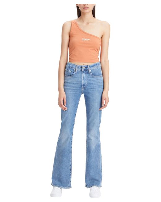 Levi's Blue 726 High Rise Flare Jeans