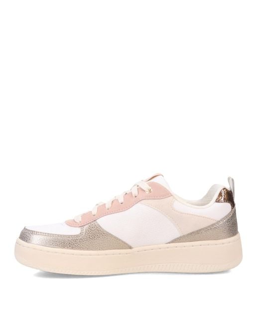 Sneaker Donna Sport Court 92-Sheer Shine di Skechers in Pink