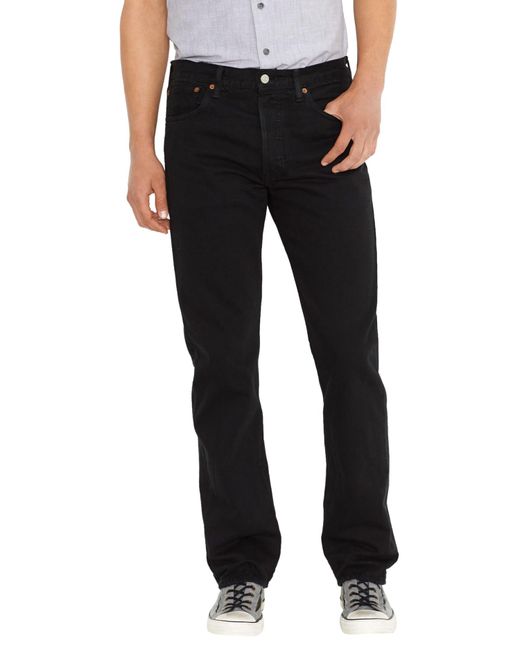 Levi's Black Big & Tall 501 Original Fit Jeans for men