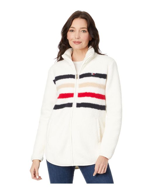 Tommy Hilfiger Sherpa-jas Voor in het White