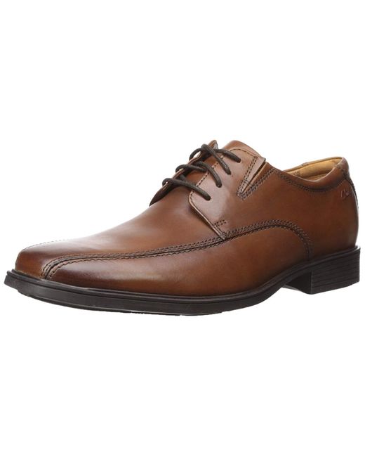 Clarks Tilden Walk Derby Derbys Voor in het Brown voor heren