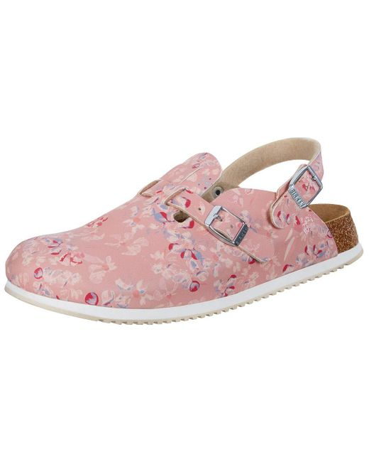 pink birkenstock clogs