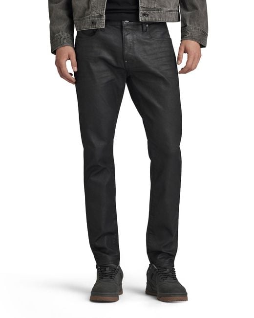 G-Star RAW Revend Skinny Jeans Voor in het Black voor heren