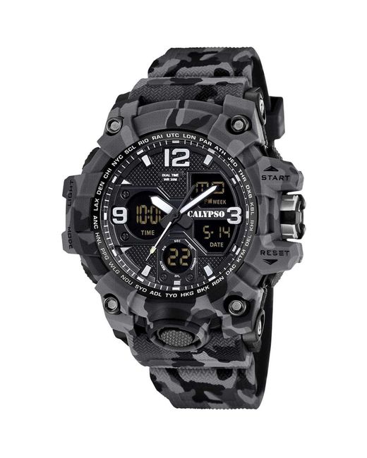Calypso St. Barth Black Sport Watch K5855/4 for men