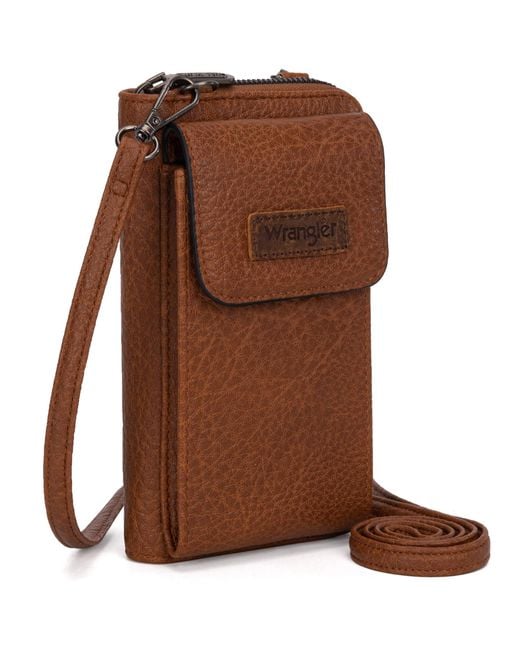 Wrangler Crossbody Cell Phone Purses For Rfid Blocking Phone Bag