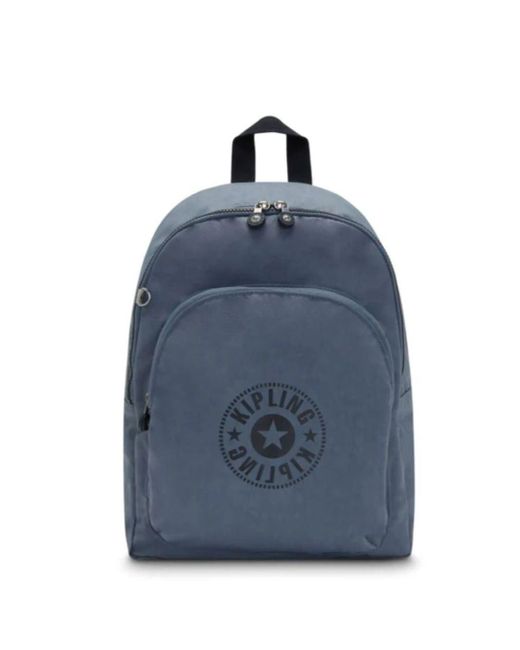 Zaino con chiusura zip di Kipling in Blue