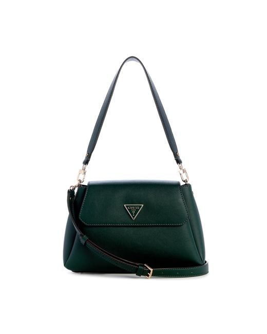 Guess Green Sora Girlfriend Flap Shoulder Bag