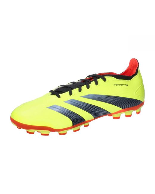 Adidas Yellow Football Shoes Artificial Grass Predator League 2g/3g Ag Solar Energy for men