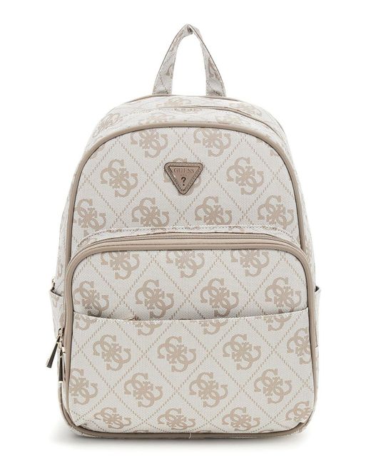Backpack Dark Taupe Logo di Guess in Gray