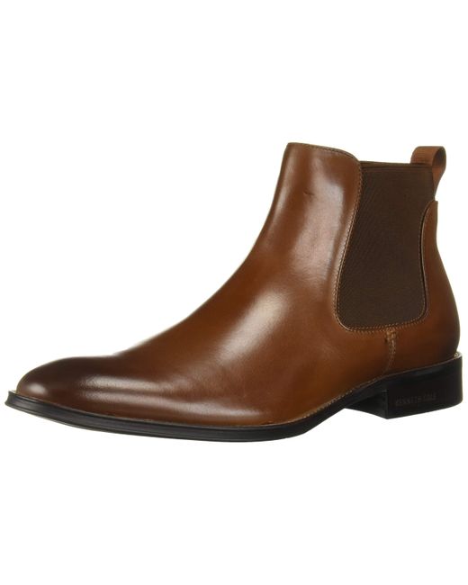 Cole Tully Chelsea Boot in Cognac (Brown) for Men Lyst