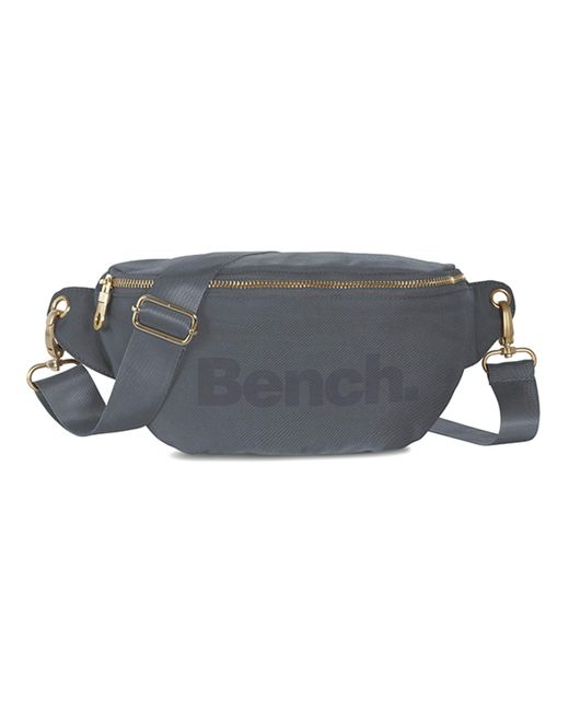 Bench Black . Waist Bag Grey Blue