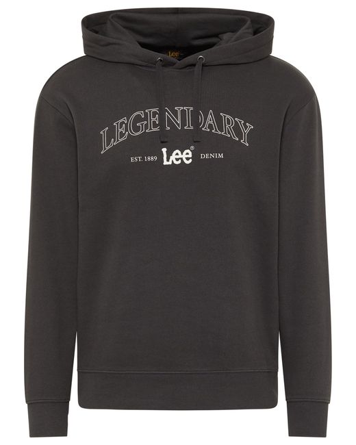 Lee Jeans Legendary Hoodie Hooded Sweatshirt in Black für Herren