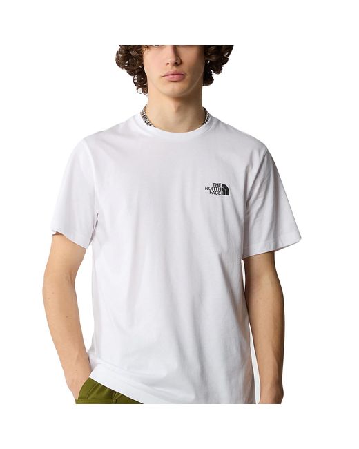 Simple Dome T-Shirt The North Face pour homme en coloris White