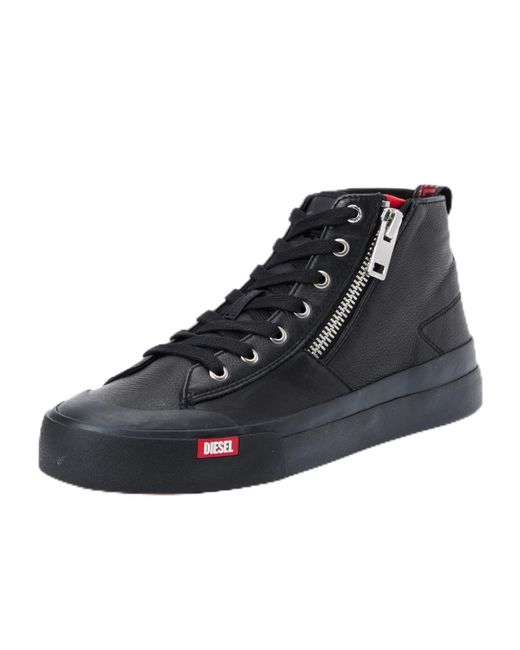 DIESEL _athos S-athos Zip Sneakers_shoes_black_42 Eu for Men | Lyst UK