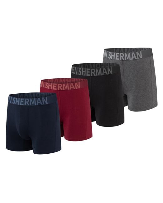 Ben Sherman Black Micro Modal Boxer Briefs Underwear Lux Modal Moisture Wicking for men