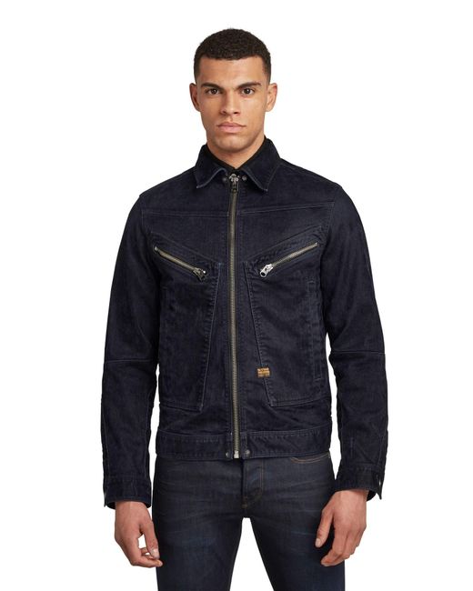 G-Star RAW S Air Force Slim Leather Jacket in Schwarz für Herren - Sparen  Sie 67% | Lyst DE