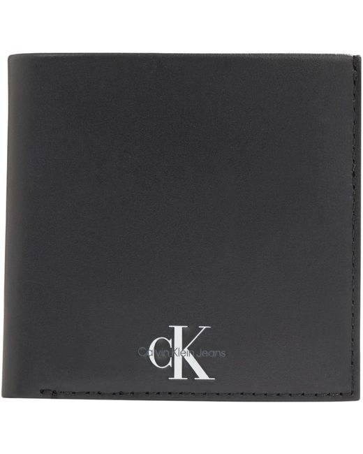 Jeans Borsello Uomo Monogram Soft in Pelle di Calvin Klein in Black da Uomo