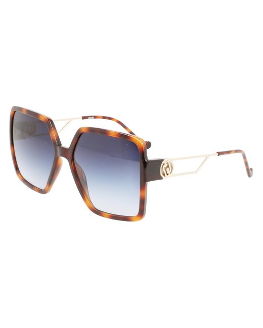 LIU JO Occhiali da Sole LJ763SR 240 TORTOISE 58/16/140 Donna di Liu Jo in Black