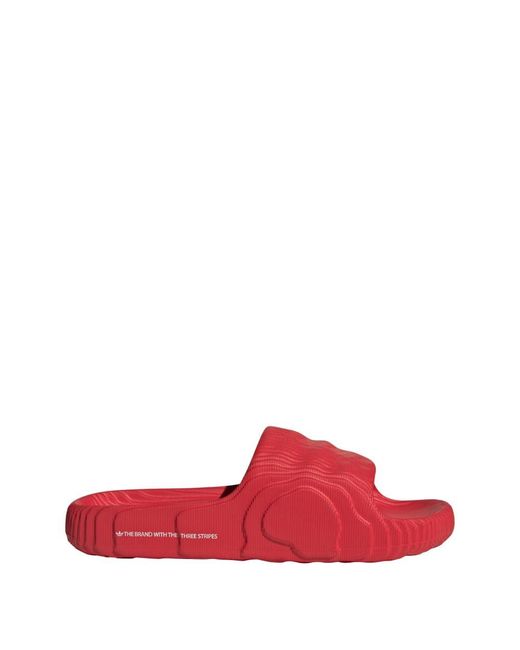 Adidas Adilette 22 Slides in Red für Herren