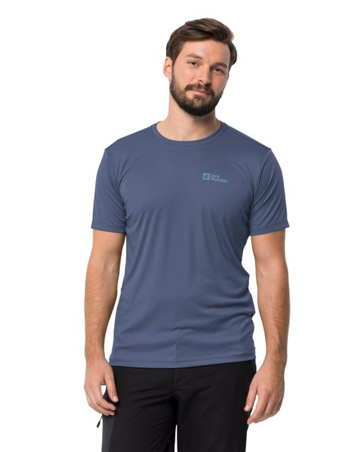 Jack Wolfskin Blue Tech T M T-shirt for men