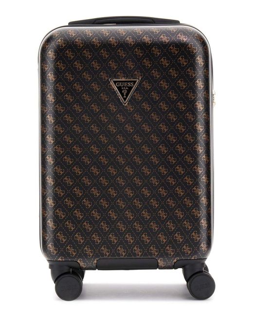 Valise Jesco 18 in 8-Wheeler Brown Logo Noir Guess en coloris Black