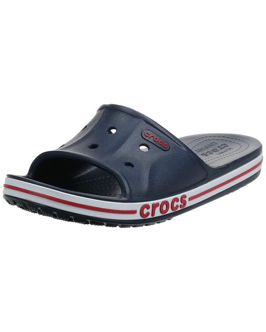 Crocs™ And Bayaband Slide Casual Beach Sandal Shower Shoe in Navy