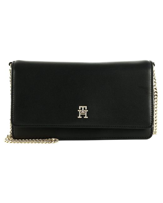 Tommy Hilfiger TH Refined Chain Crossover Bag Black