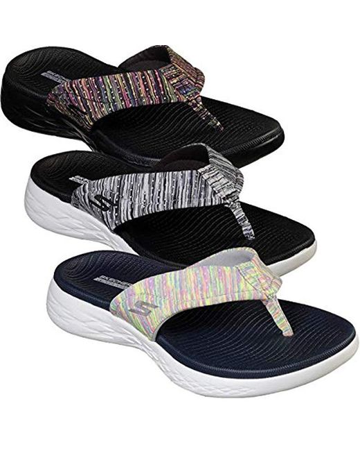 skechers on the go flip flops