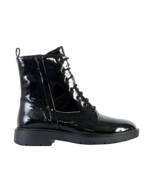 Geox Black D Spherica Ec1 A Ankle Boot