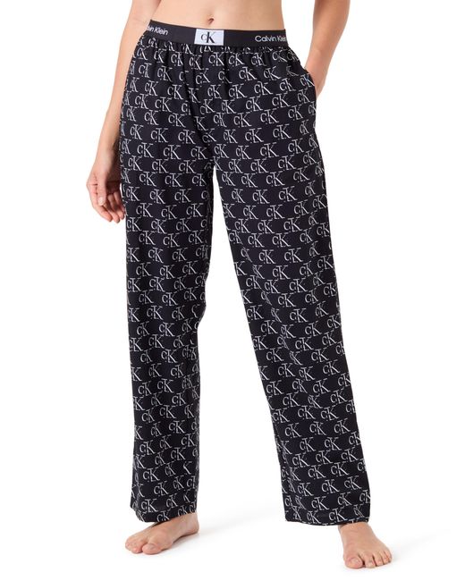 Pantalón de pijama Mujer Sleep Pant largo Calvin Klein de color Blue