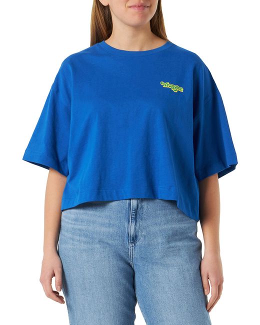Wrangler Blue Boxy Tee T-shirt