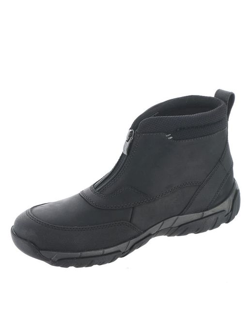 Clarks Gray Grove Zip Waterproof Ankle Boot for men