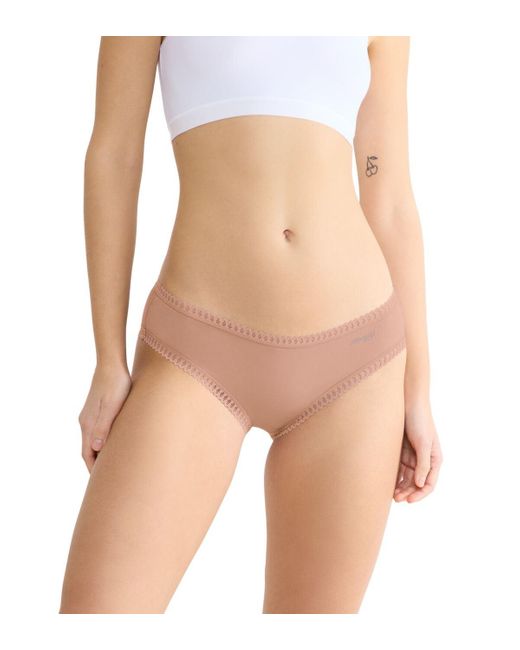 GO Crush Hipster C3P Lot de 3 Slips Cameo Brown Sloggi en coloris Pink