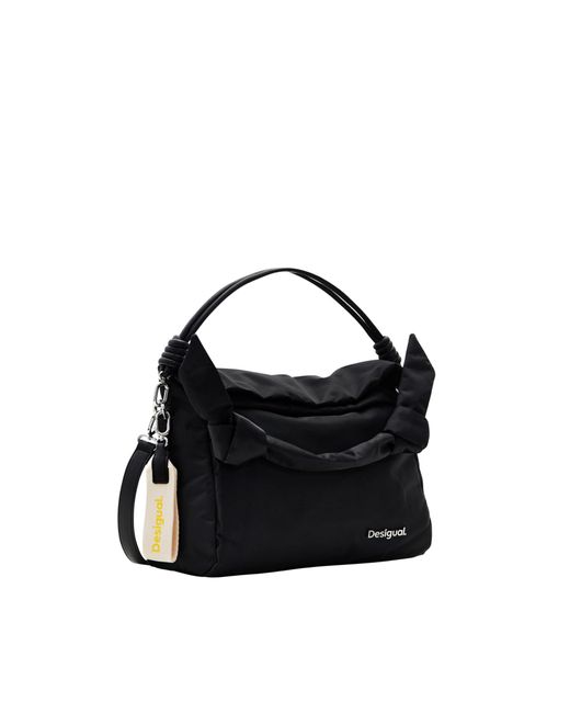 Desigual Black Priori Loverty 3.0 Accessories Nylon Hand Bag