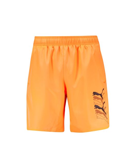 PUMA Orange Shorts Swimwear for men