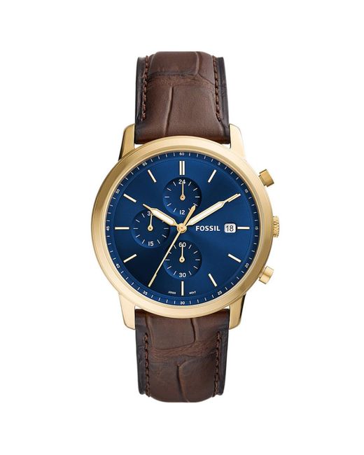 Fossil Blue Goldwatch for men