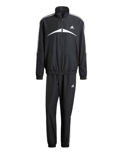 Adidas Sportswear Woven Chevron Track Suit Trainingsanzug in Black für Herren