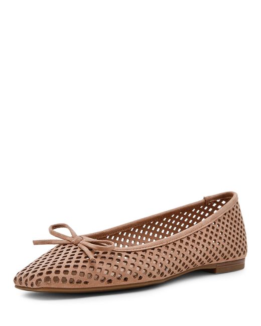 Anne Klein Brown Aspen-p Ballet Flat