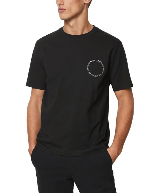 Marc O' Polo 423201251066 T-Shirt in Black für Herren
