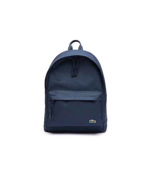 Lacoste Unisex Computer Compartment Backpack Navy Blue for men